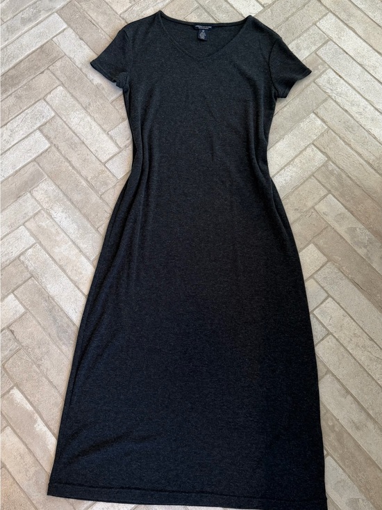American Eagle Outfitters Dresses & Skirts - American Eagle Charcoal Wool Blend Knit Maxi Dress M